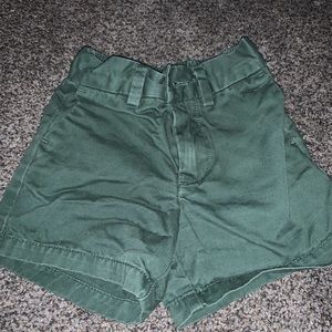 Baby boy green Ralph Lauren shorts